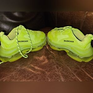 Balenciaga Triple S (US Womens Size 6) Neon Yellow